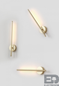 Поворотный настенный светильник Crystal Lux VERDE AP L500 GOLD - цена и фото
